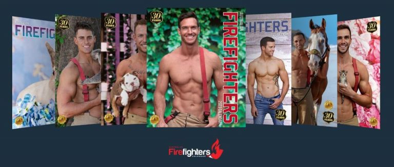 2023 Australian Firefighters calendar – featuring HOT men & CUTE animals